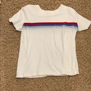 BRANDY MELVILLE STRIPED TOP WITH FREE STICKERS